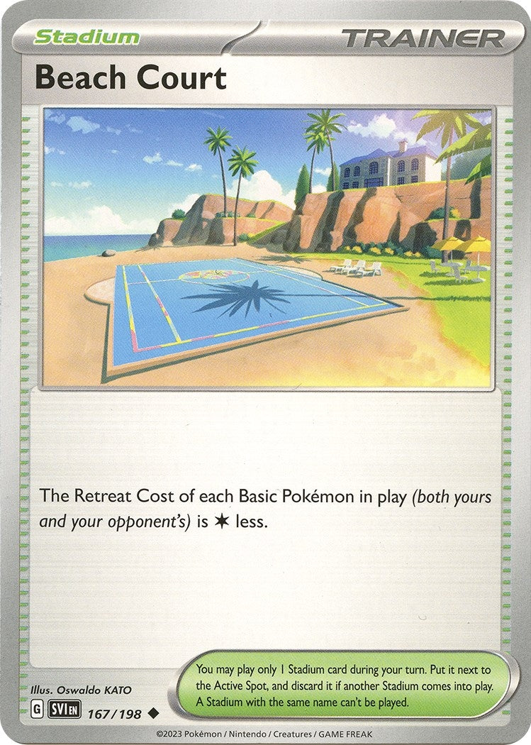 Image for Beach Court (167/198) [SV01: Scarlet & Violet Base Set] - Pokemon