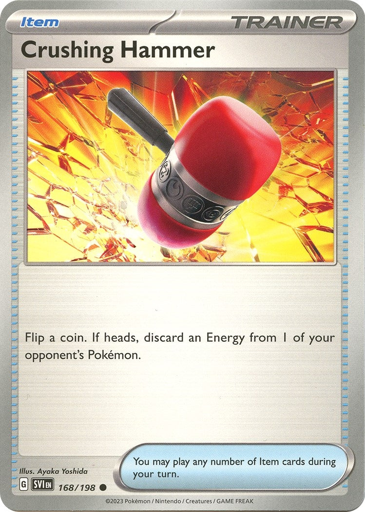 Image for Crushing Hammer (168/198) [SV01: Scarlet & Violet Base Set] - Pokemon