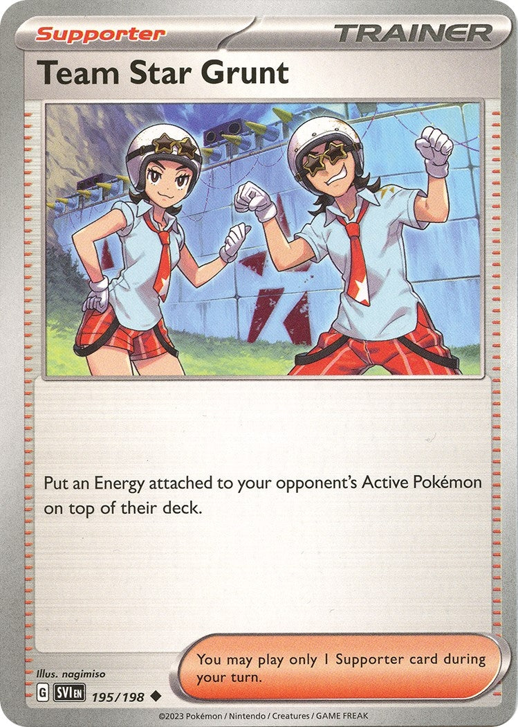 Image for Team Star Grunt (195/198) [SV01: Scarlet & Violet Base Set] - Pokemon
