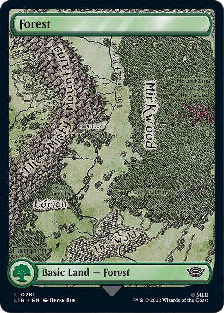 Image for Forest (0281) (281) [Universes Beyond: The Lord of the Rings: Tales of Middle-earth] - Magic: The Gathering