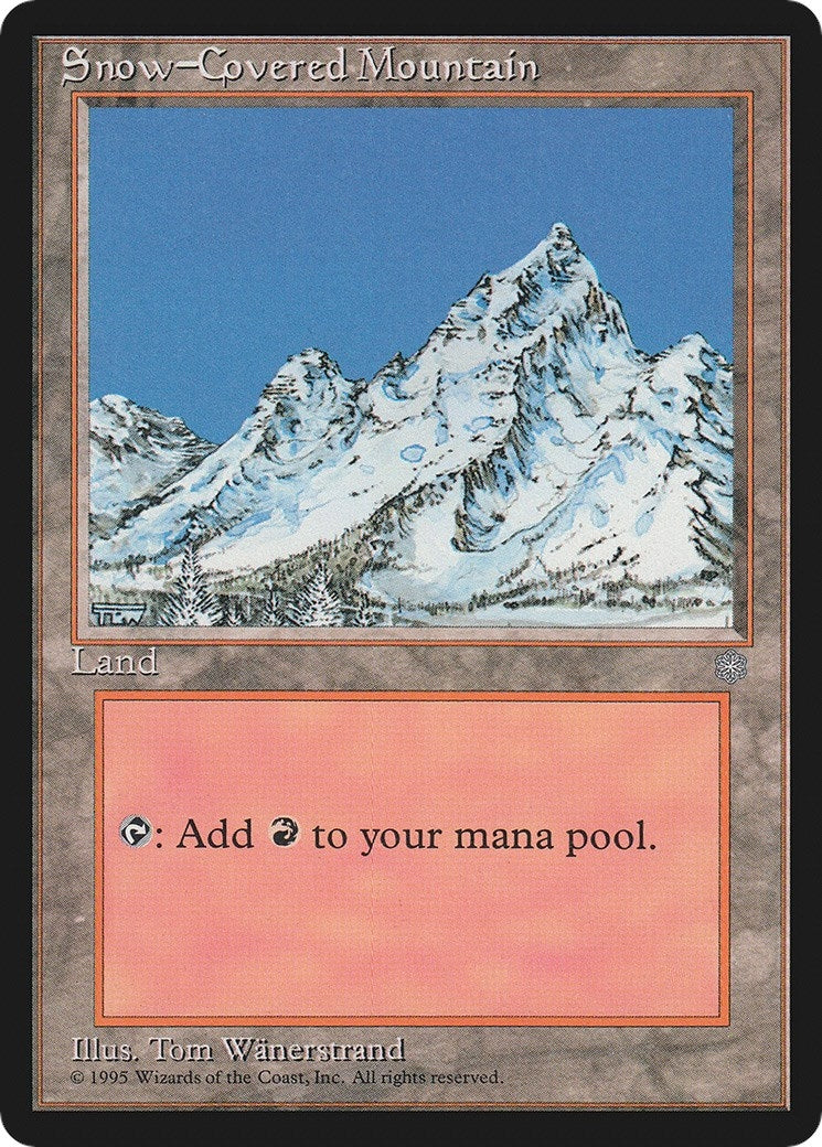 Image for Snow-Covered Mountain (349) [Ice Age] - Magic: The Gathering