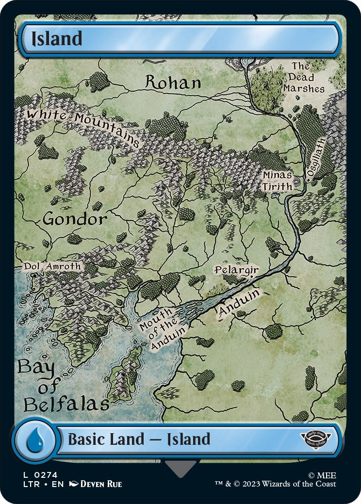 Image for Island (0274) (274) [Universes Beyond: The Lord of the Rings: Tales of Middle-earth] - Magic: The Gathering
