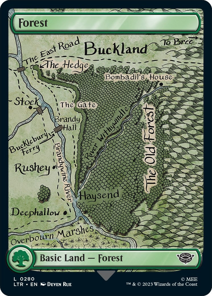 Image for Forest (0280) (280) [Universes Beyond: The Lord of the Rings: Tales of Middle-earth] - Magic: The Gathering