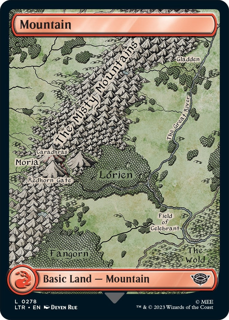Image for Mountain (0278) (278) [Universes Beyond: The Lord of the Rings: Tales of Middle-earth] - Magic: The Gathering