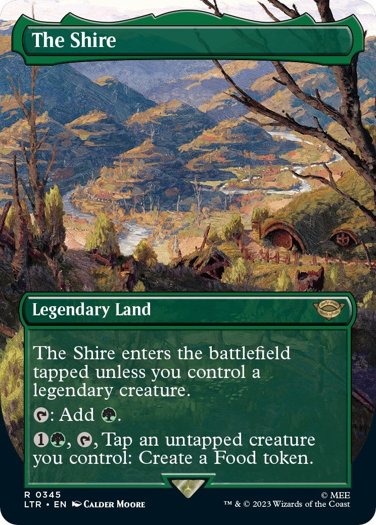 Image for The Shire (Borderless) (345) [Universes Beyond: The Lord of the Rings: Tales of Middle-earth] - Magic: The Gathering