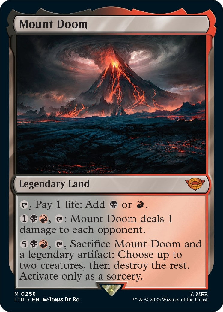 Image for Mount Doom (258) [Universes Beyond: The Lord of the Rings: Tales of Middle-earth] - Magic: The Gathering