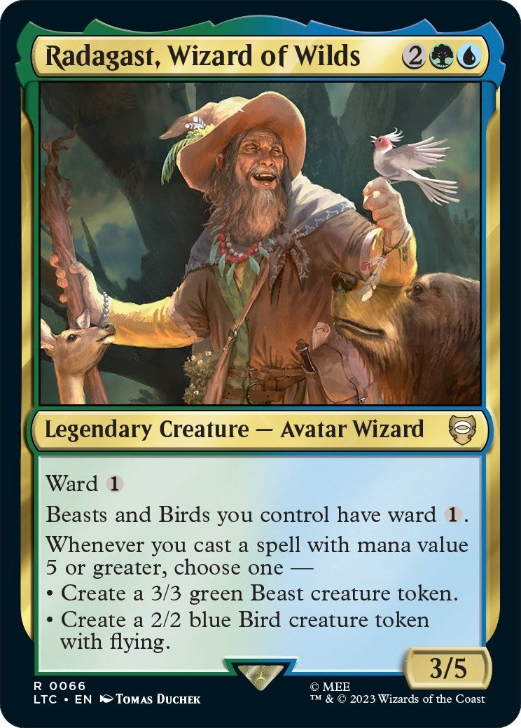Image for Radagast, Wizard of Wilds (66) [The Lord of the Rings: Tales of Middle-earth] - Magic: The Gathering