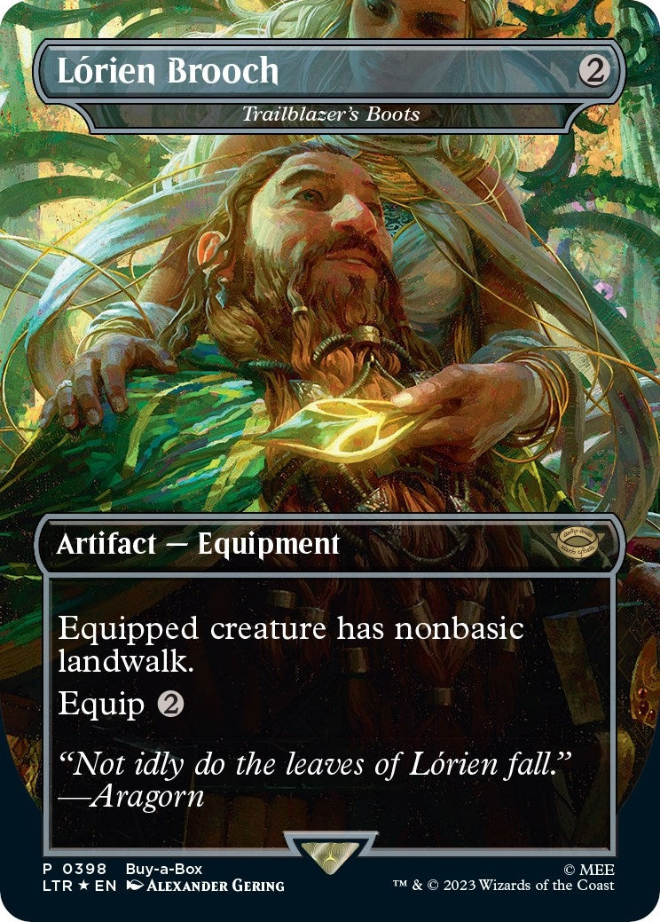 Image for Lorien Brooch - Trailblazer's Boots (398) [Buy-A-Box Promos] - Magic: The Gathering