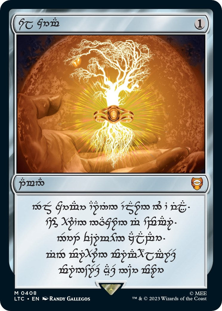 Image for Sol Ring - Elven (0408) (408) [The Lord of the Rings: Tales of Middle-earth] - Magic: The Gathering