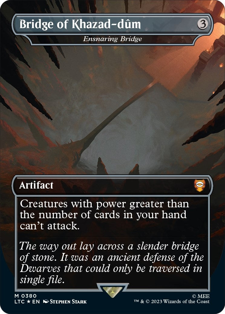 Image for Bridge of Khazad-dum - Ensnaring Bridge (Surge Foil) (380) [The Lord of the Rings: Tales of Middle-earth] - Magic: The Gathering