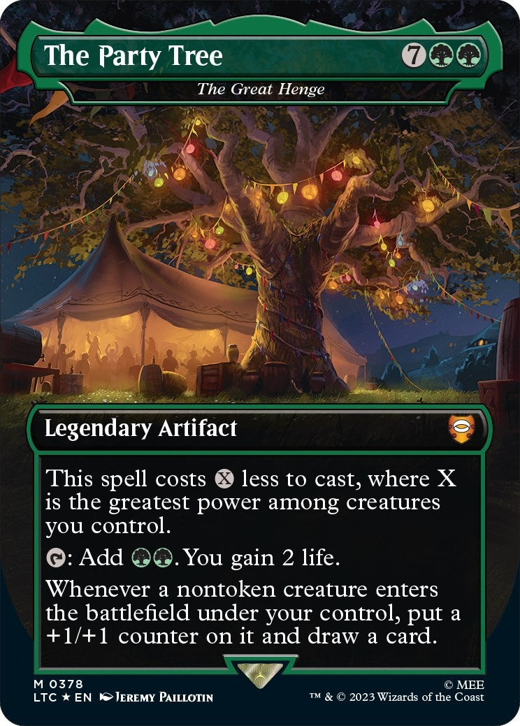 Image for The Party Tree - The Great Henge (Surge Foil) (378) [The Lord of the Rings: Tales of Middle-earth] - Magic: The Gathering