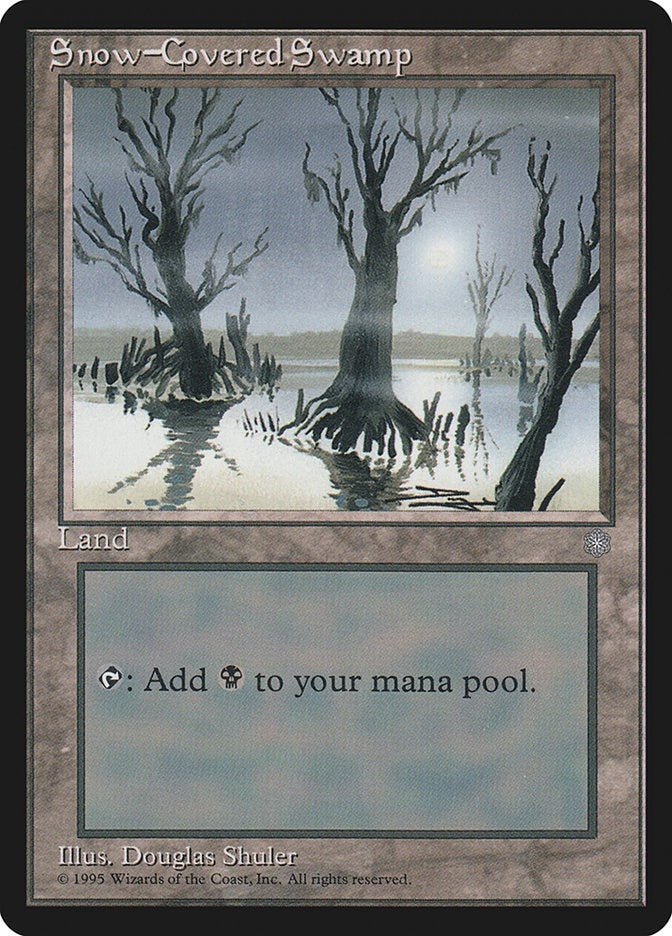 Image for Snow-Covered Swamp (351) [Ice Age] - Magic: The Gathering