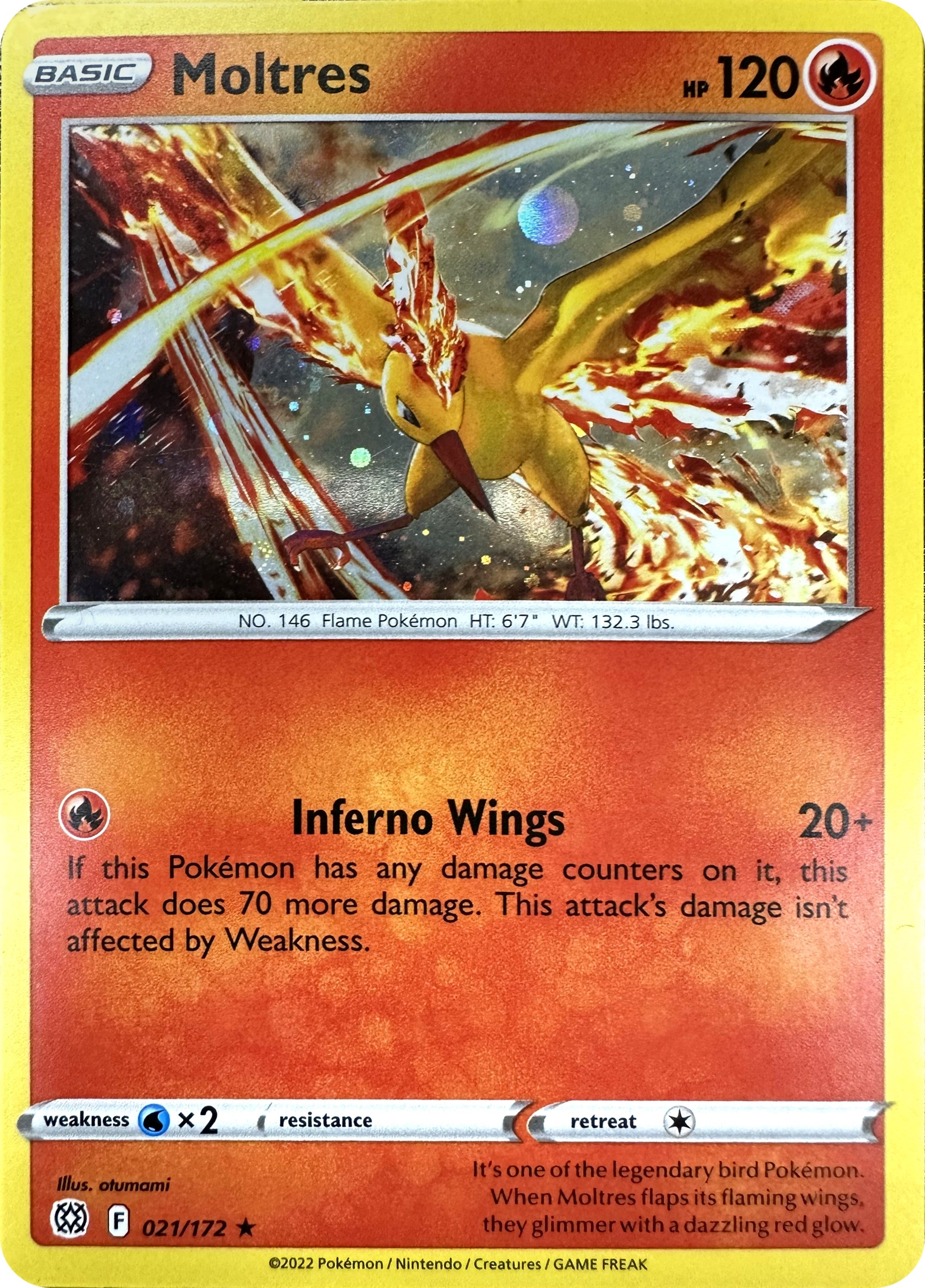 Image for Moltres (Cosmos Holo) (021/172) [Miscellaneous Cards & Products] - Pokemon