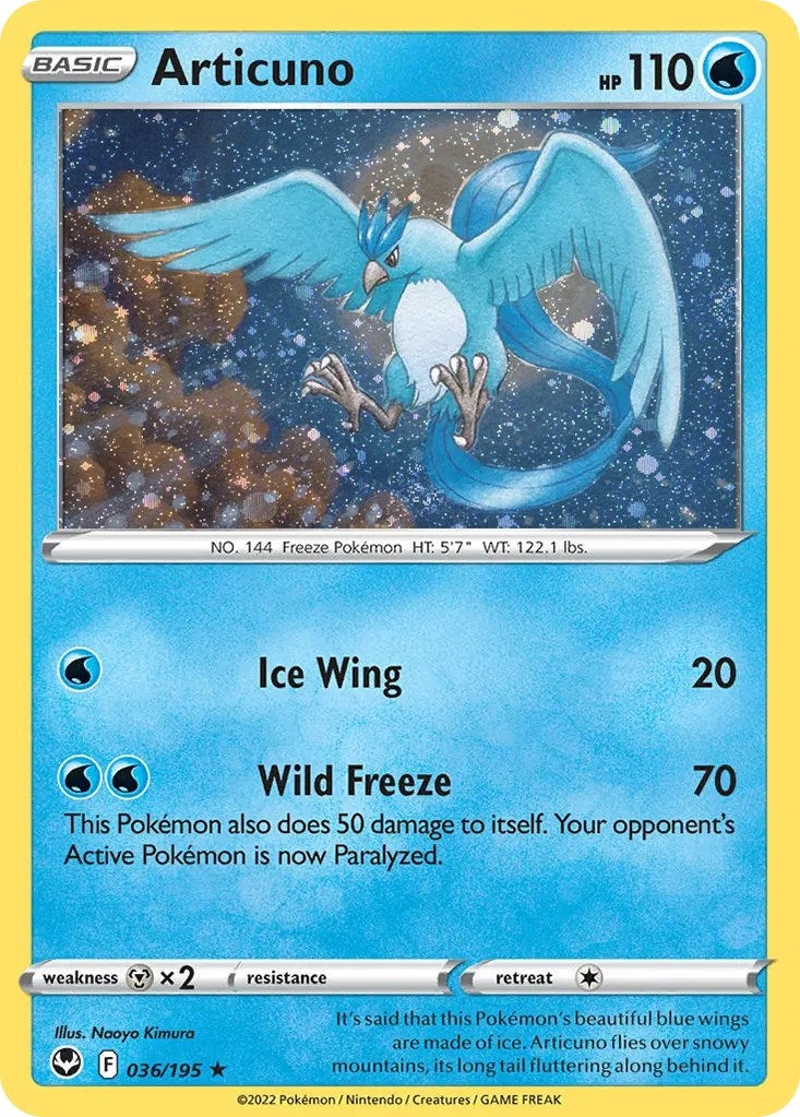 Image for Articuno (Cosmos Holo) (036/195) [Miscellaneous Cards & Products] - Pokemon