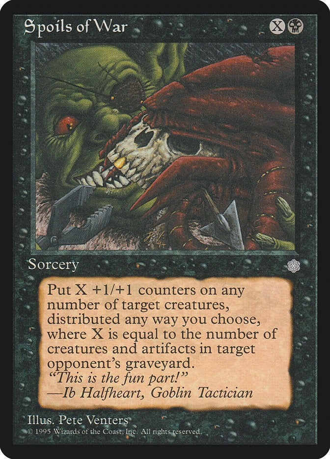 Image for Spoils of War [Ice Age] - Magic: The Gathering