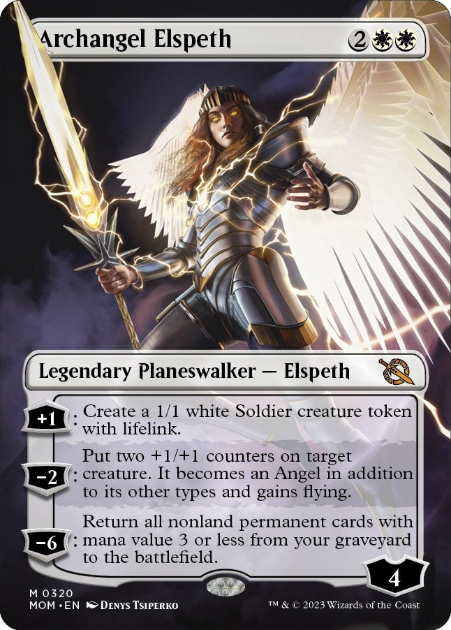 Image for Archangel Elspeth (Borderless) (320) [March of the Machine] - Magic: The Gathering