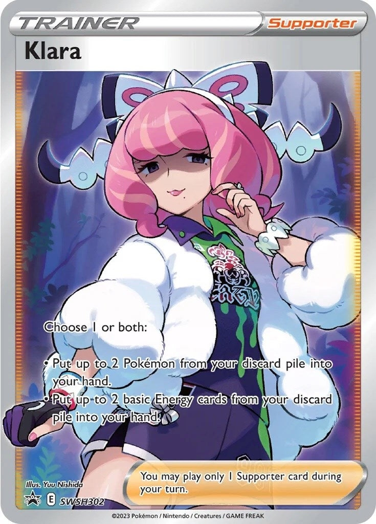 Klara (Full Art) (SWSH302) [SWSH: Sword & Shield Promo Cards]