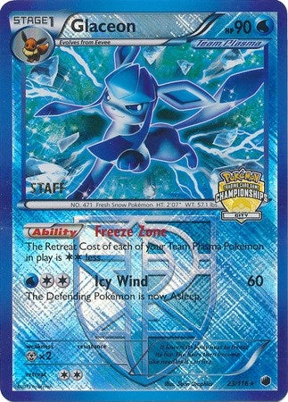 Image for Glaceon - 23/116 (City Championships) [Staff] (023/116) [League & Championship Cards] - Pokemon