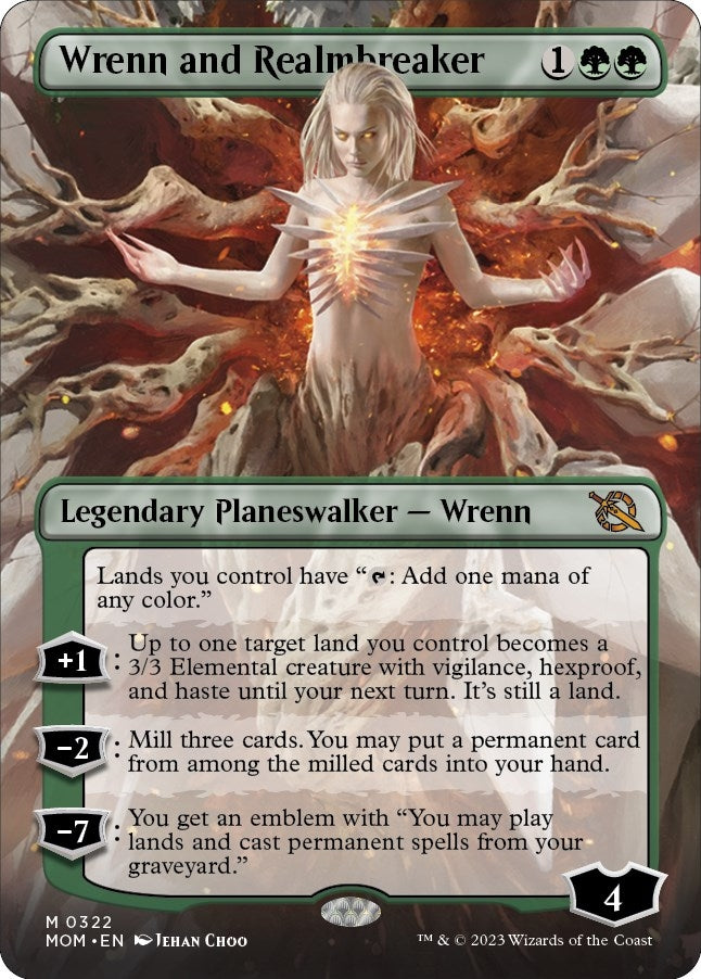 Image for Wrenn and Realmbreaker (Borderless) (322) [March of the Machine] - Magic: The Gathering