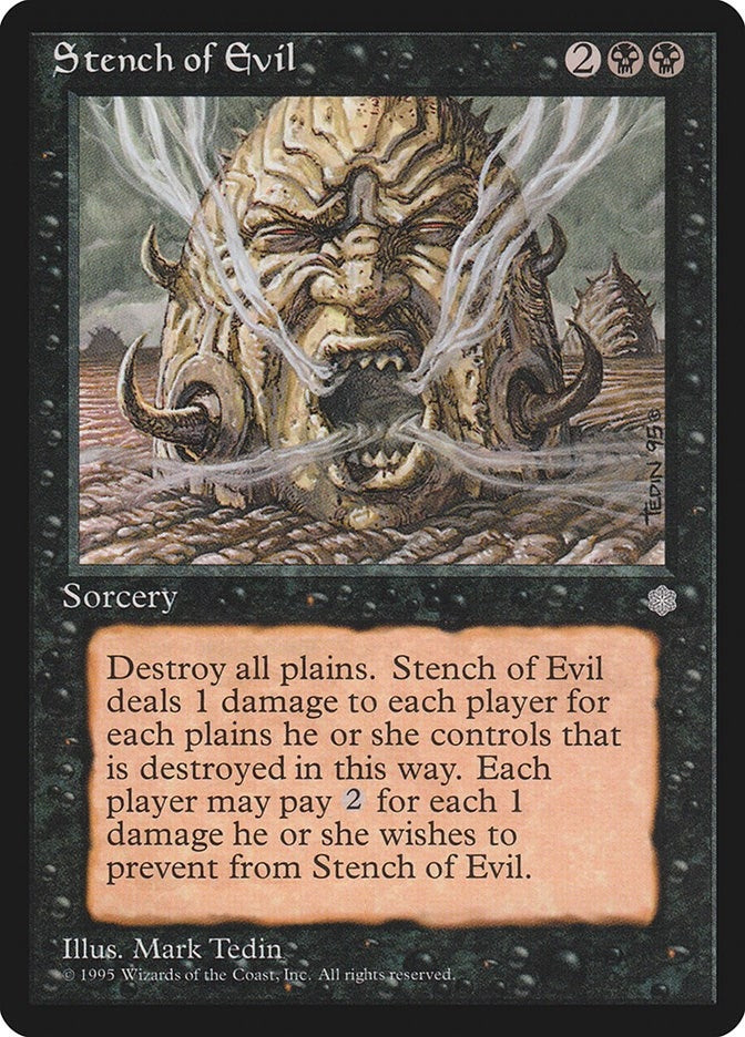 Image for Stench of Evil [Ice Age] - Magic: The Gathering