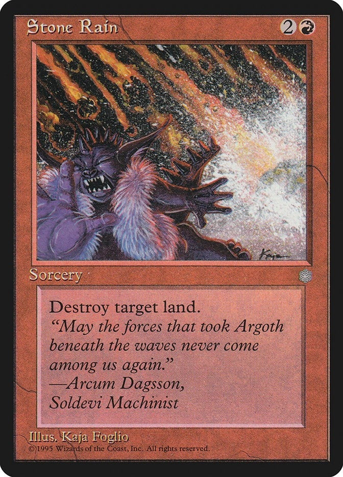 Image for Stone Rain [Ice Age] - Magic: The Gathering
