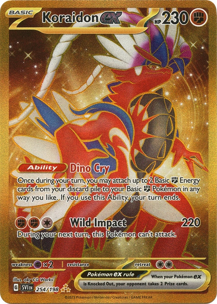 Image for Koraidon ex (254/198) [SV01: Scarlet & Violet Base Set] - Pokemon