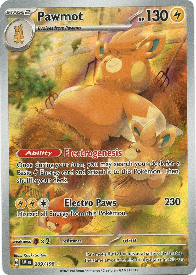 Image for Pawmot (209/198) [SV01: Scarlet & Violet Base Set] - Pokemon