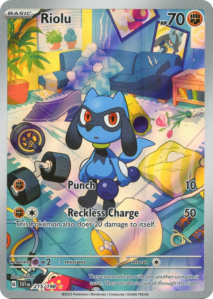 Image for Riolu (215/198) [SV01: Scarlet & Violet Base Set] - Pokemon