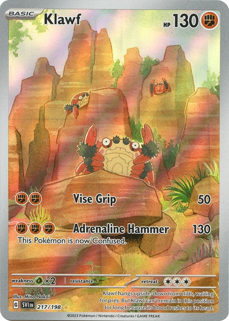 Image for Klawf (217/198) [SV01: Scarlet & Violet Base Set] - Pokemon
