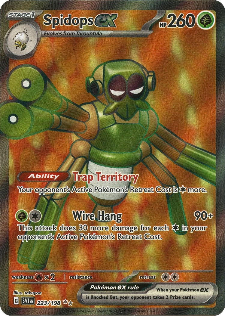 Image for Spidops ex (223/198) [SV01: Scarlet & Violet Base Set] - Pokemon