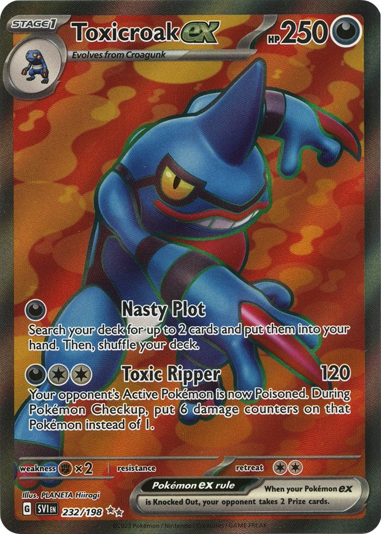 Image for Toxicroak ex (232/198) [SV01: Scarlet & Violet Base Set] - Pokemon