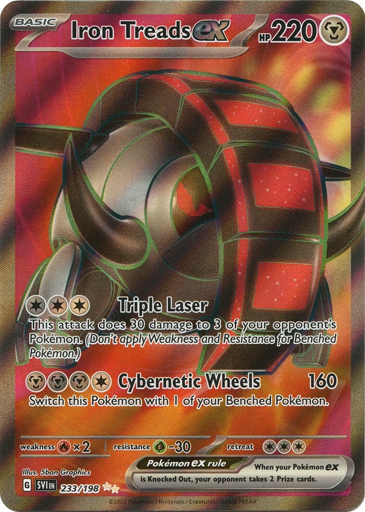 Image for Iron Treads ex (233/198) [SV01: Scarlet & Violet Base Set] - Pokemon