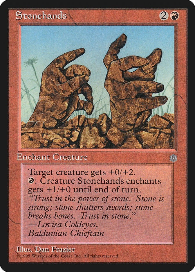 Image for Stonehands [Ice Age] - Magic: The Gathering