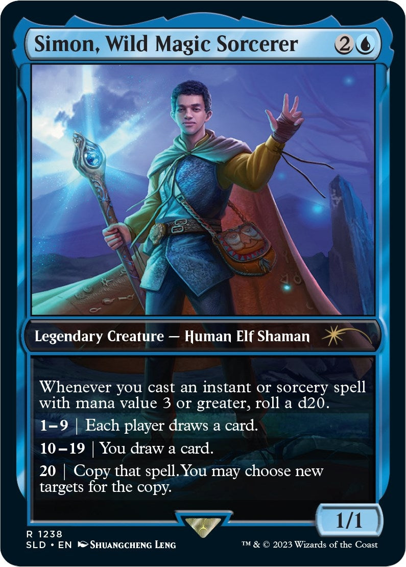 Image for Simon, Wild Magic Sorcerer (1238) [Secret Lair Drop Series] - Magic: The Gathering