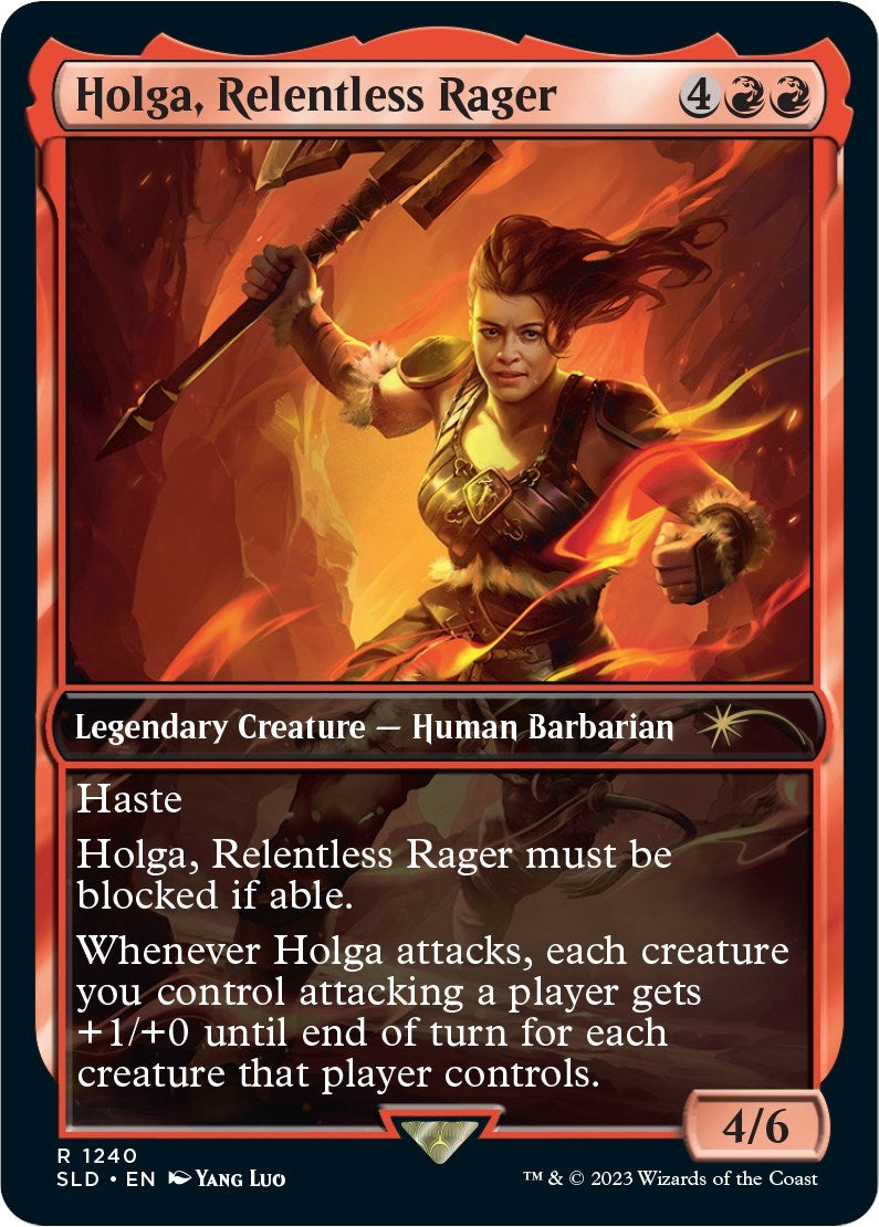 Image for Holga, Relentless Rager (1240) [Secret Lair Drop Series] - Magic: The Gathering