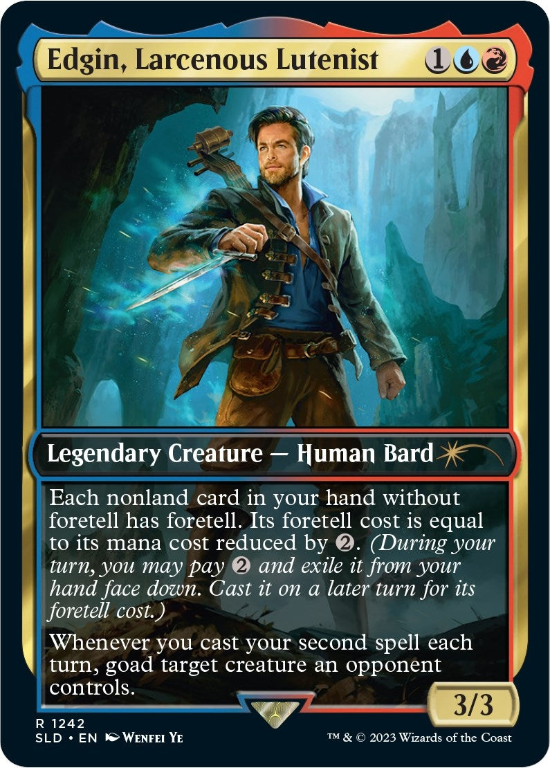 Image for Edgin, Larcenous Lutenist (1242) [Secret Lair Drop Series] - Magic: The Gathering