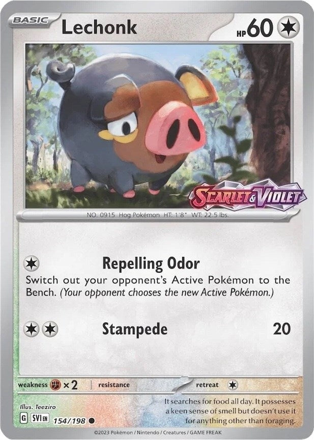 Image for Lechonk - 154/198 (Store Promo) (154/198) [Miscellaneous Cards & Products] - Pokemon