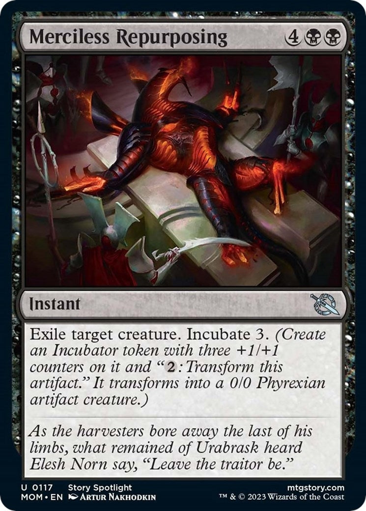 Image for Merciless Repurposing (117) [March of the Machine] - Magic: The Gathering