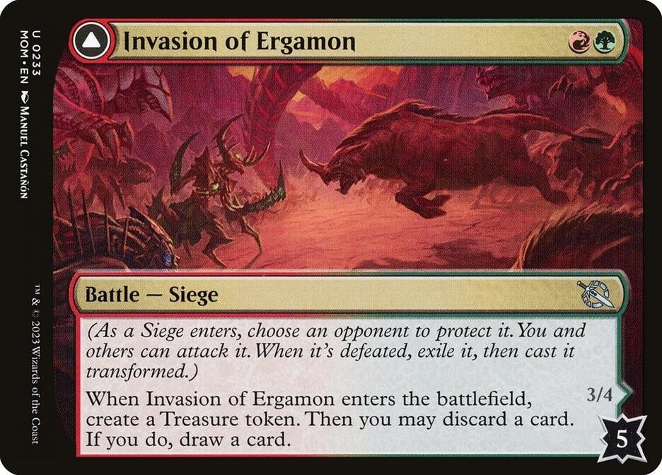 Image for Invasion of Ergamon (233) [March of the Machine] - Magic: The Gathering