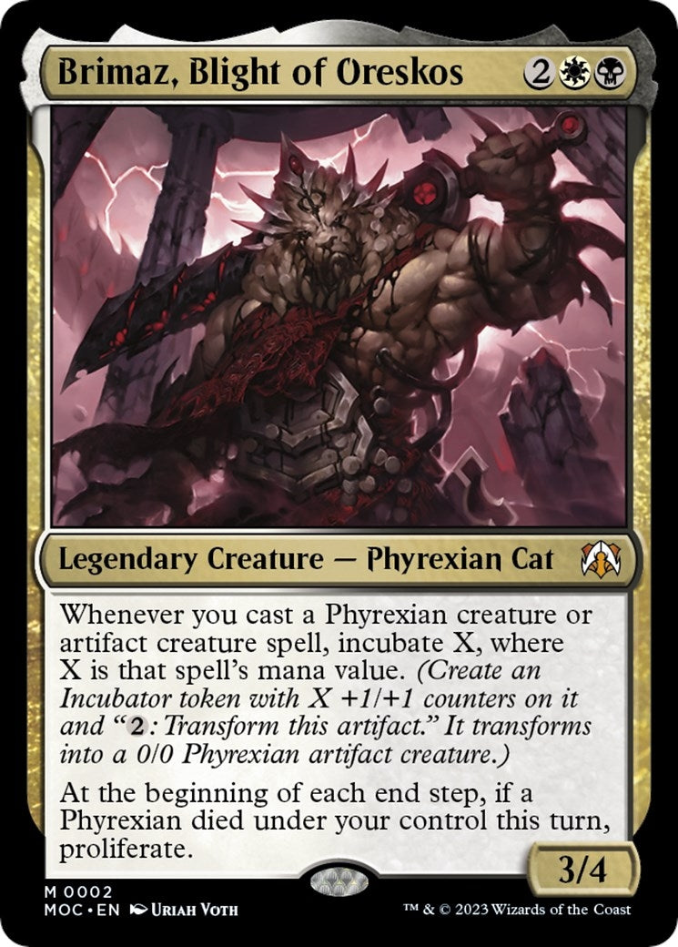 Image for Brimaz, Blight of Oreskos (2) [March of the Machine] - Magic: The Gathering
