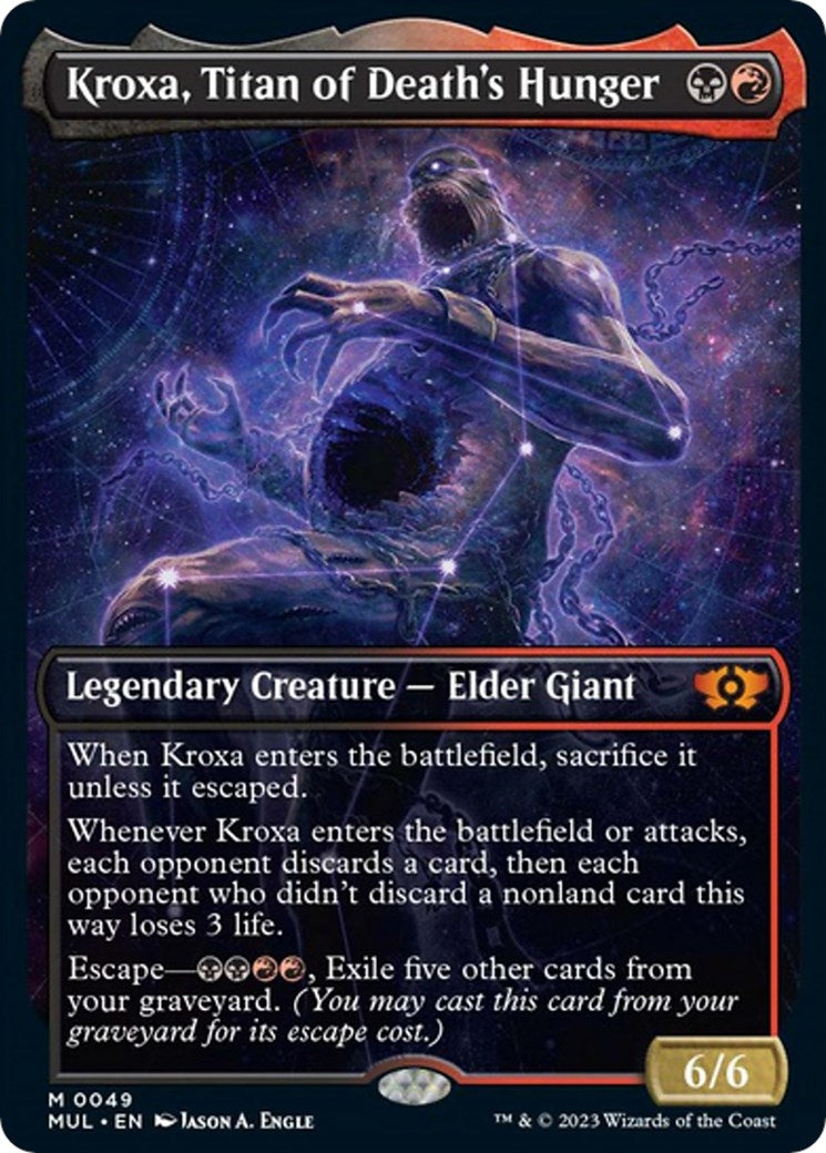 Image for Kroxa, Titan of Death's Hunger (49) [March of the Machine: Multiverse Legends] - Magic: The Gathering