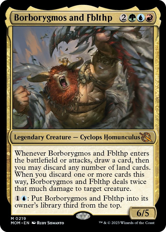 Image for Borborygmos and Fblthp (219) [March of the Machine] - Magic: The Gathering