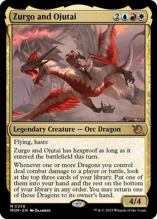 Image for Zurgo and Ojutai (258) [March of the Machine] - Magic: The Gathering