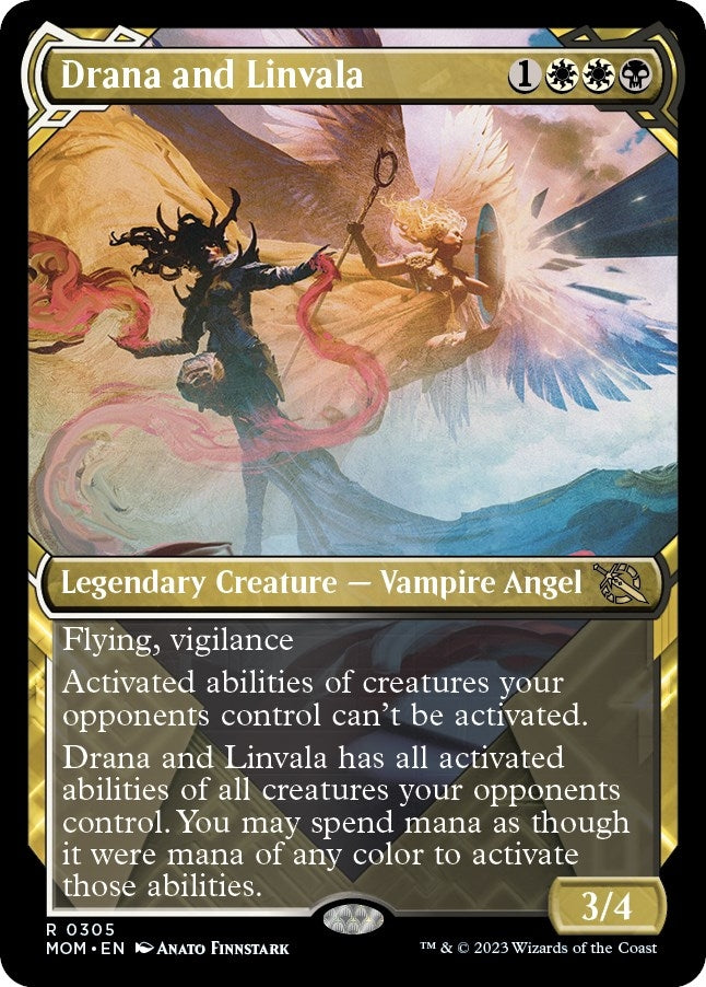 Image for Drana and Linvala (Showcase) (305) [March of the Machine] - Magic: The Gathering