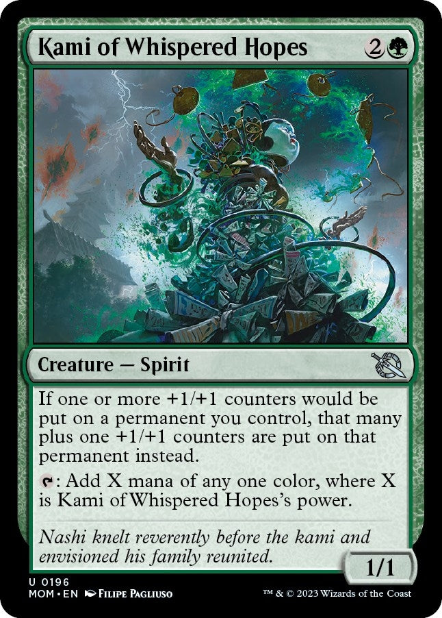 Image for Kami of Whispered Hopes (196) [March of the Machine] - Magic: The Gathering