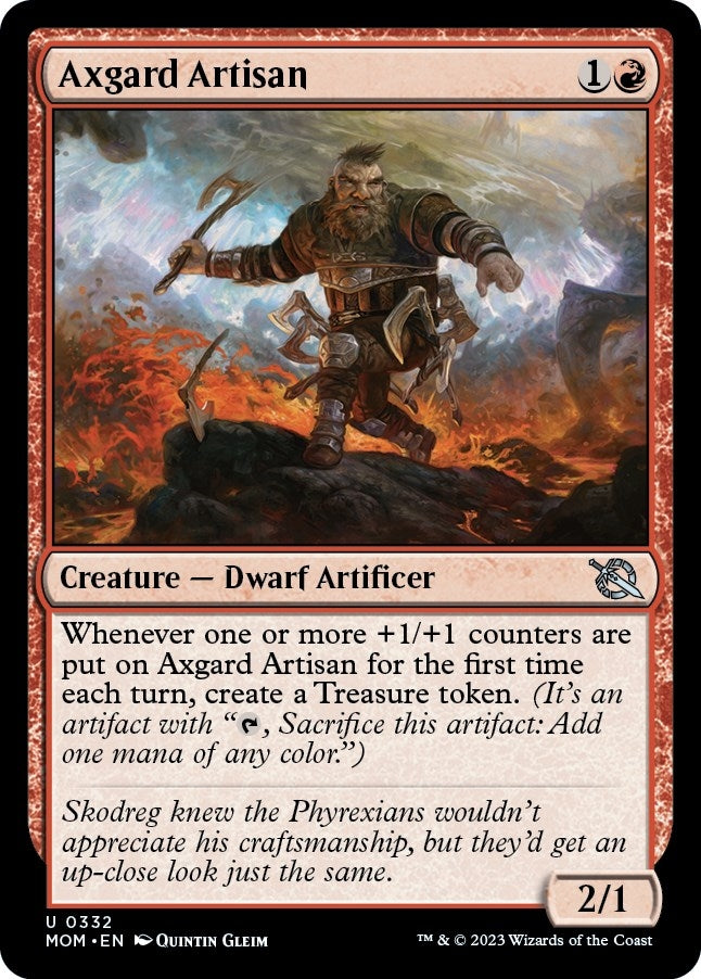 Image for Axgard Artisan (332) [March of the Machine] - Magic: The Gathering