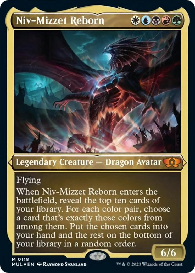 Image for Niv-Mizzet Reborn (Foil Etched) (118) [March of the Machine: Multiverse Legends] - Magic: The Gathering