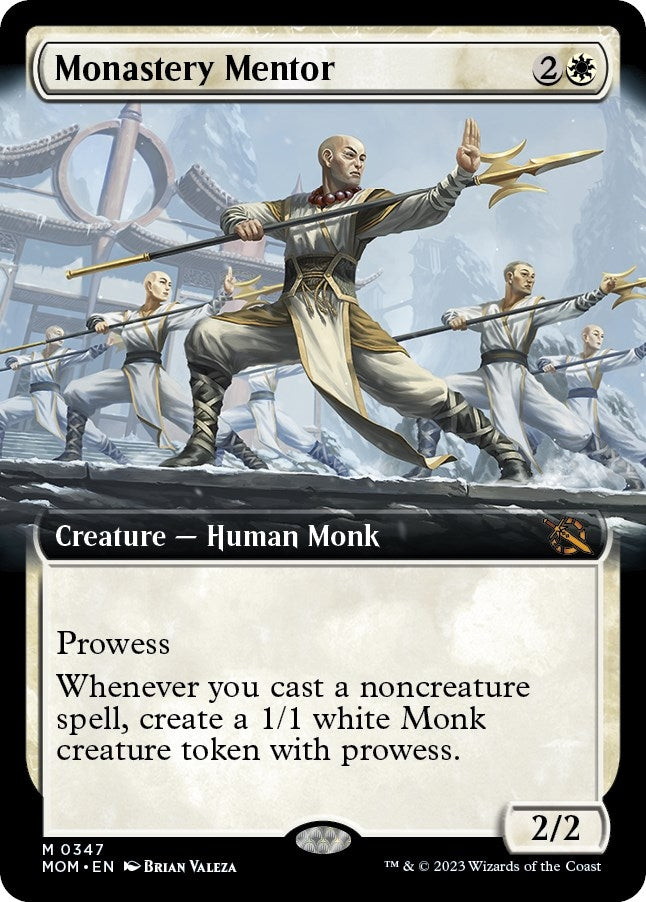 Monastery Mentor (Extended Art) (347) [March of the Machine]