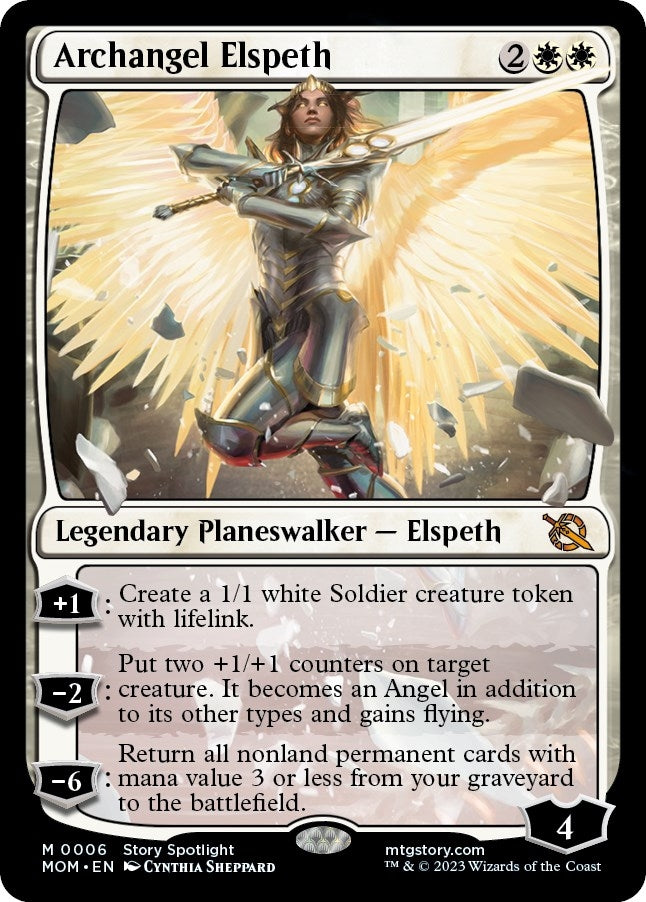 Image for Archangel Elspeth (6) [March of the Machine] - Magic: The Gathering