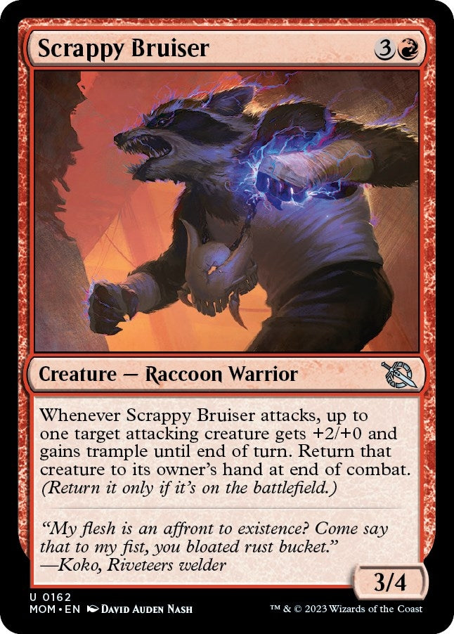 Image for Scrappy Bruiser (162) [March of the Machine] - Magic: The Gathering